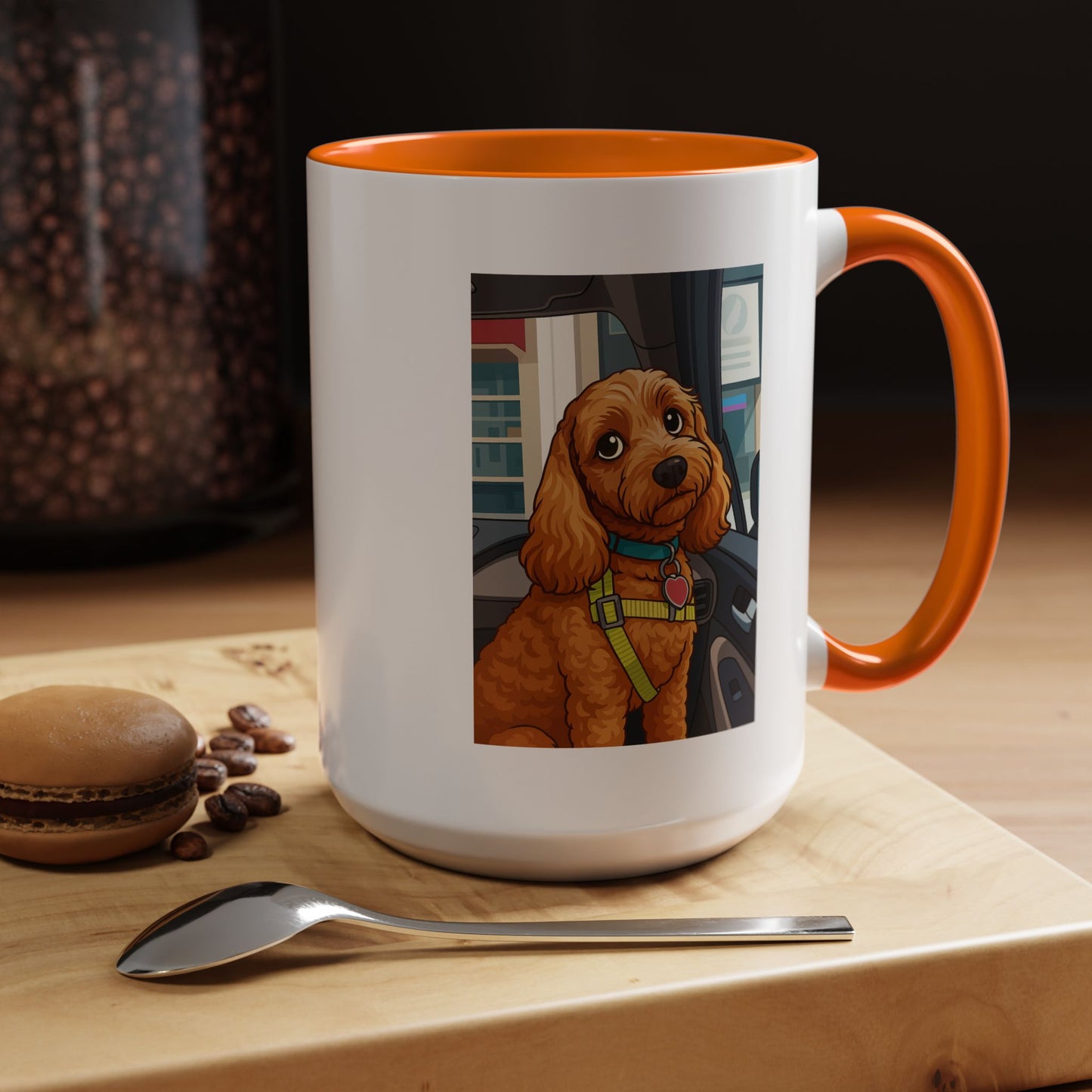 Custom _ Accent Coffee Mug (11, 15oz)