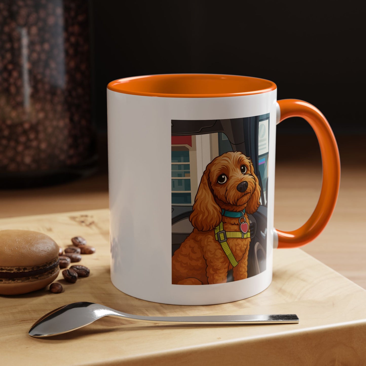 Custom _ Accent Coffee Mug (11, 15oz)