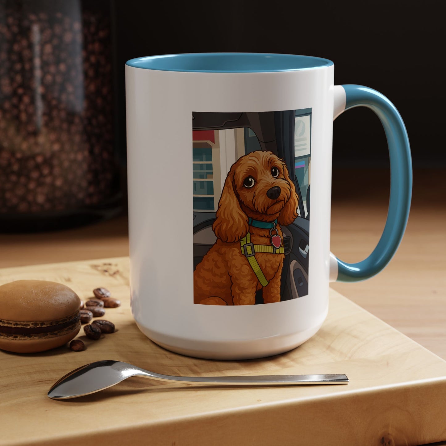 Custom _ Accent Coffee Mug (11, 15oz)