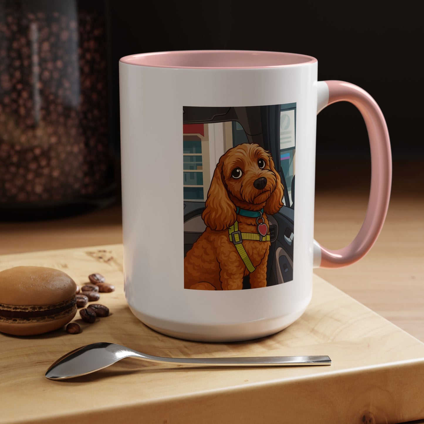 Custom _ Accent Coffee Mug (11, 15oz)