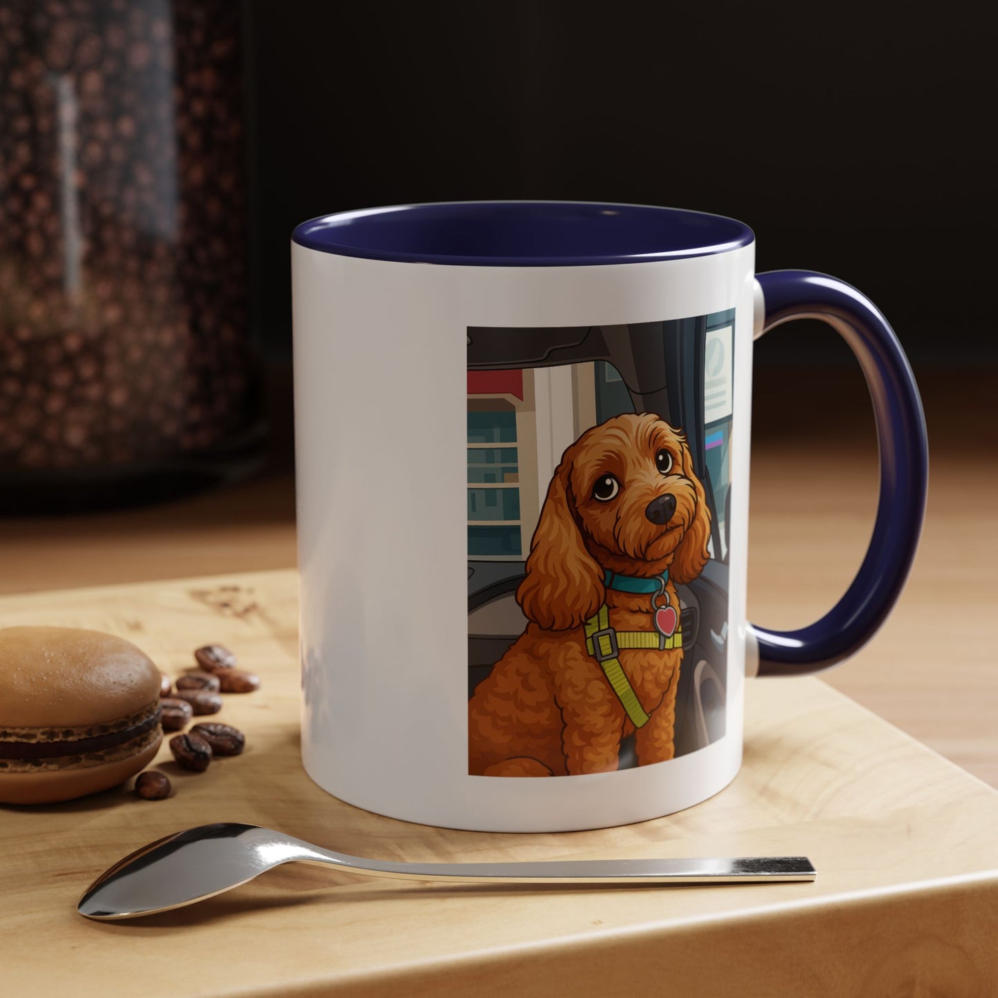 Custom _ Accent Coffee Mug (11, 15oz)