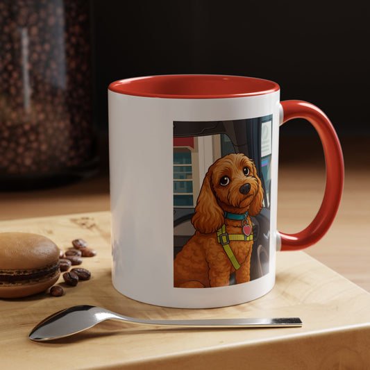 Custom _ Accent Coffee Mug (11, 15oz)