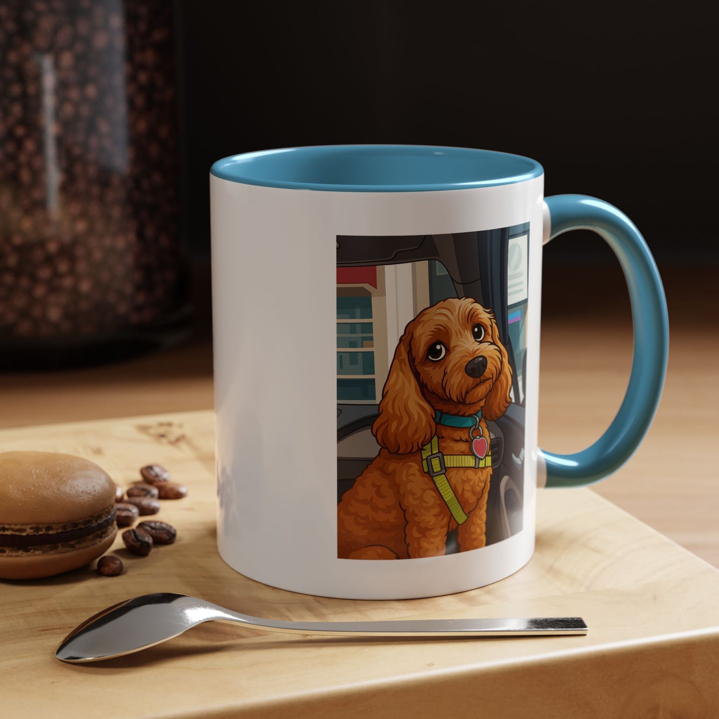 Custom _ Accent Coffee Mug (11, 15oz)