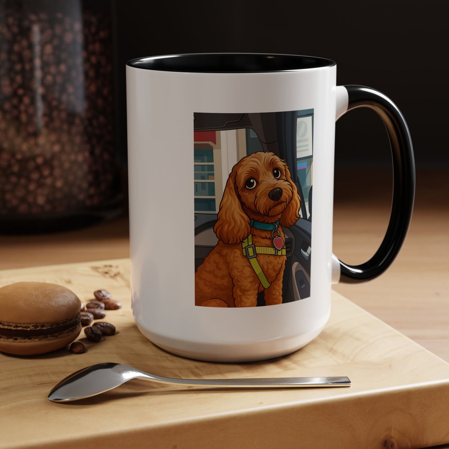 Custom _ Accent Coffee Mug (11, 15oz)
