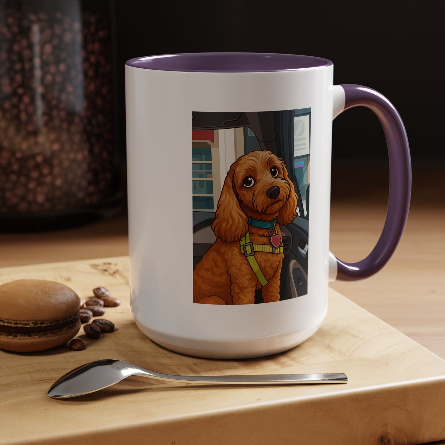 Custom _ Accent Coffee Mug (11, 15oz)