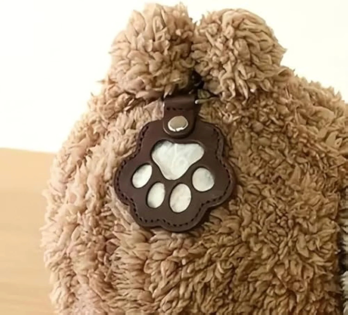 3 Pcs Pet Hair Storage Keychain, Cat Paw Shaped Keychain, Pet Memorial Gift Keyring, Handmade Key Holder for Collecting Cat and Dog Hair