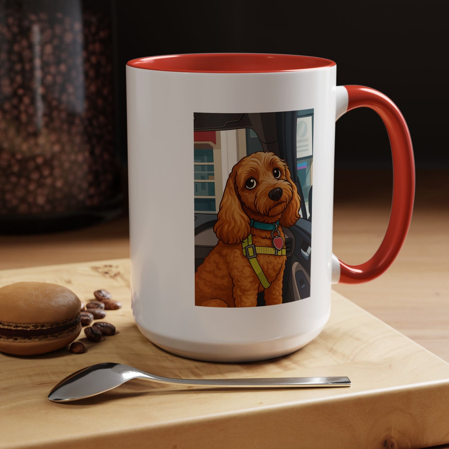 Custom _ Accent Coffee Mug (11, 15oz)