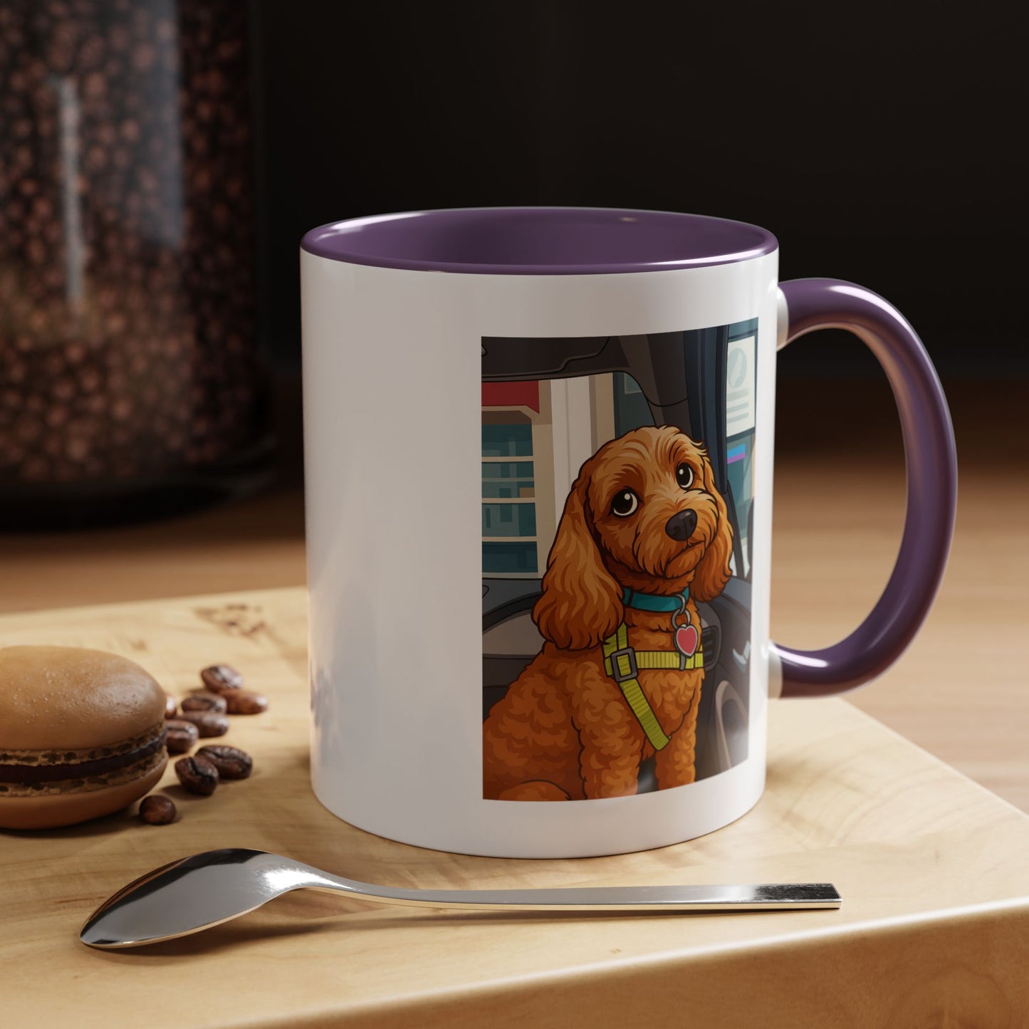 Custom _ Accent Coffee Mug (11, 15oz)