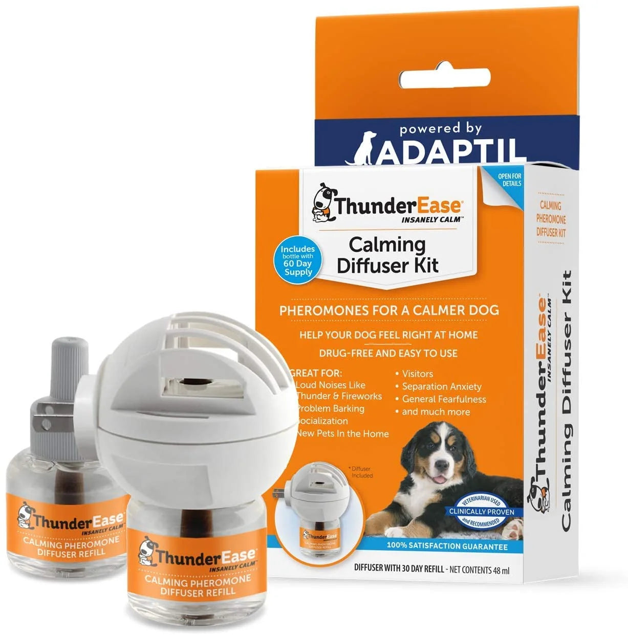 ADAPTIL Dog Calming Diffuser – Vet Recommended for Anxiety, Barking & Chewing