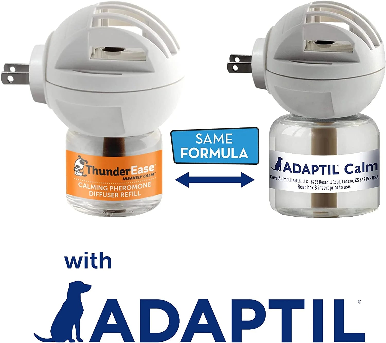 ADAPTIL Dog Calming Diffuser – Vet Recommended for Anxiety, Barking & Chewing